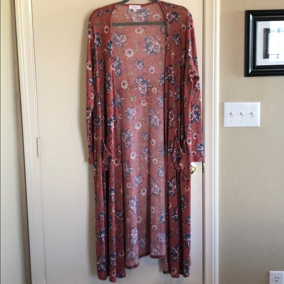 LuLaRoe Sweaters - Lularoe Sarah Duster Cardigan Floral LuLaRoe Sweaters - Lularoe Sarah Duster Cardigan Floral